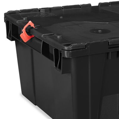 Tough Box 40-Gallon Storage Tote with Lid — 38.19in.L x 21.88in.W