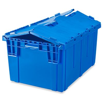 Plastic Storage Container - 30 x 19 x 14, 90 Quarts - ULINE - Carton of 4 - S-25104