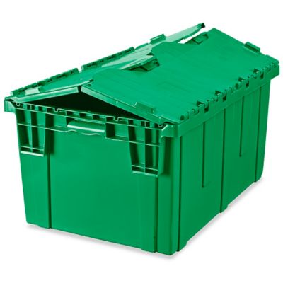 Clear Industrial Totes - 26 x 19 x 14 S-23361 - Uline