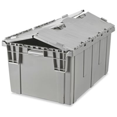 Clear Storage Boxes - 26 x 16 x 14 S-14600 - Uline