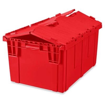 Clear Industrial Totes - 26 x 19 x 14 S-23361 - Uline