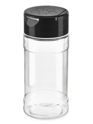 24 Pcs 4Oz Empty Glass Spice Jars with Black Plastic Shaker Lids
