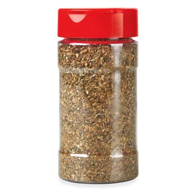 Plastic Spice Jars - 8 oz, Unlined, Red Cap S-20597R - Uline