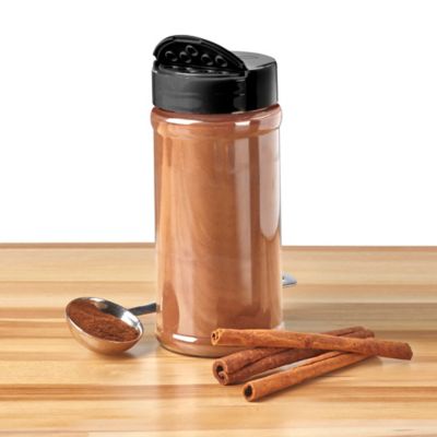 Plastic Spice Jar with Shaker Lid (16 Fl OZ-5 Pack) Refillable