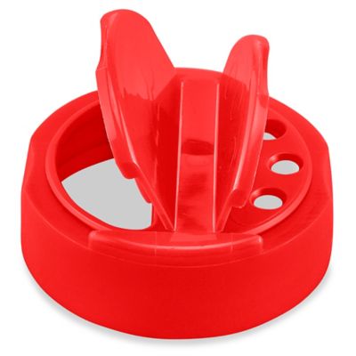 Spice Jar Caps - 53/485, Unlined, Red S-20600R