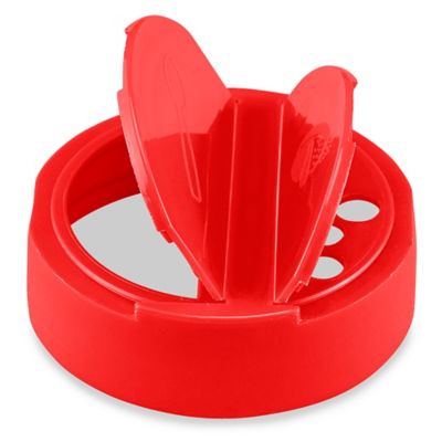 Spice Jar Caps - 63/485, Unlined, Red S-20601R
