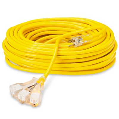 Triple Outlet Extension Cord - 100' S-20605 - ULINE