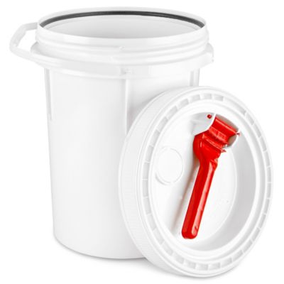 5 Gallon Pail with Standard Lid and Gate Spout