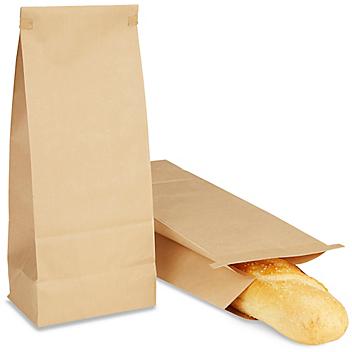Bakery Bags - Plain Front, 6 1/2 x 4 x 18", Kraft S-20616