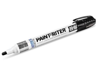 Markal Paint Marker,3/8 In.,Black,PK12 82423, 1 - King Soopers