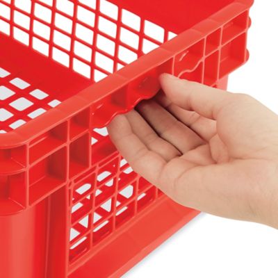 Mesh Straight Wall Container with Mesh Bottom - 16 x 12 x 8