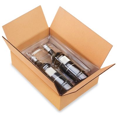  Caja de envío de vino e insertos de espuma de poliestireno -  25.4 fl oz, 12 botellas : Hogar y Cocina