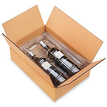 Plastic Wine Shippers - 2 Bottle Pack S-20639