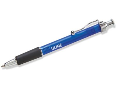 Uline Comfort Grip Ballpoint Pen - Medium Tip, Blue