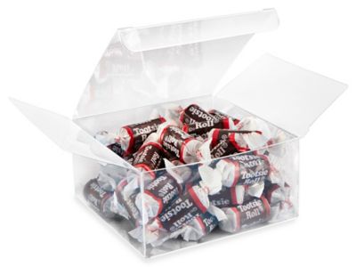 Clear Vinyl Boxes - 4 x 4 x 2" S-20670