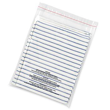 Resealable Suffocation Warning Bags - 1.5 Mil, 10 x 12" S-20683