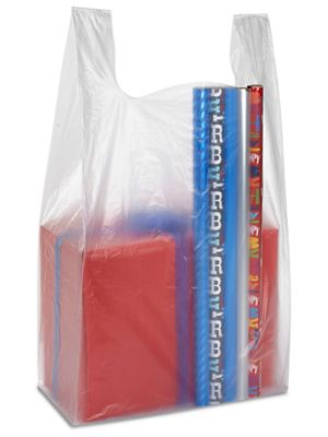 2 Mil Drawstring Bags 16 x 24, Clear - ULINE - Carton of 500 - S-11056