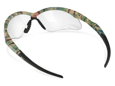 Crossfire Safety Eyewear Core 18171 Smoke Lens Military Green Camo Frame