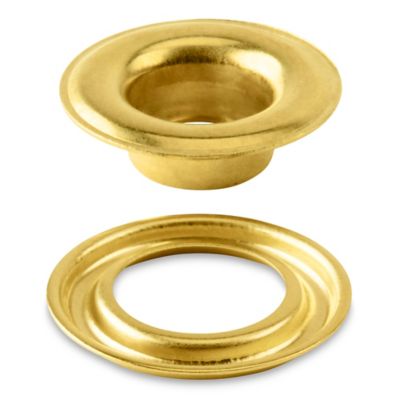 20 Brass Decorative 3 Inch Grommets in 7 Colors. Grommet Press Required to  Install Grommets