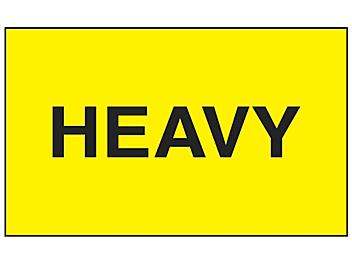 "Heavy" Label - 3 x 5" S-20727