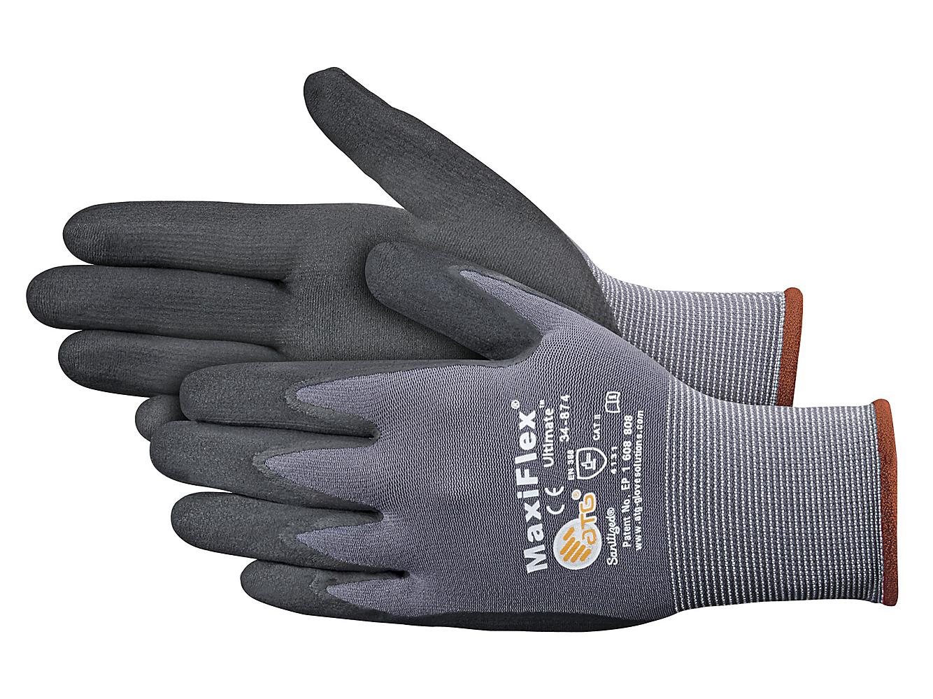 MaxiFlex® 34-874 Micro-Foam Nitrile Coated Gloves - Large S-20732-L - Uline