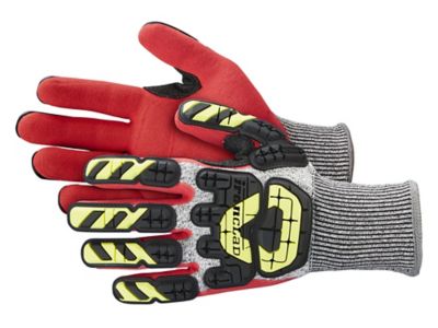 Ironclad KONG Men's High Visibility Rigger Impact Gloves — Lime