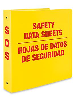 Replacement SDS Binder - Bilingual, 2" S-20783