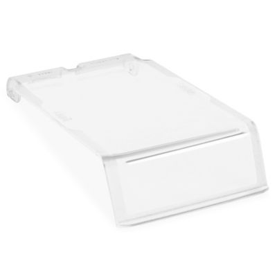 Clear lid for stack and hang storage bins - Material Handling 24/7