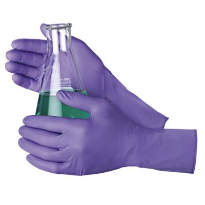  Ansell<sup>&reg;</sup> Kimtech<sup>&trade;</sup> Purple Nitrile Gloves - Extended Cuff, Powder-Free