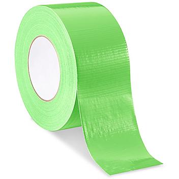 Uline Industrial Duct Tape - 3" x 60 yds, Fluorescent Green S-20809FG