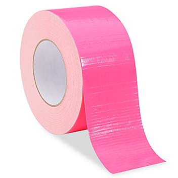 Uline Industrial Duct Tape - 3" x 60 yds, Fluorescent Pink S-20809FP