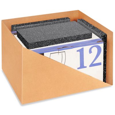 Plank Foam without Adhesive - Non-Perfed, Charcoal, 24 x 24 x 1" S-20810