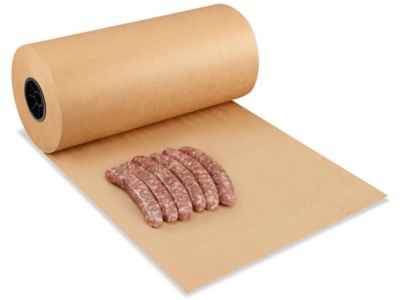 Waxed Paper Roll - 60 x 1,500', Brown - ULINE - S-12820