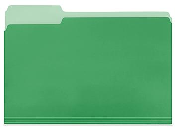 File Folders - Letter, Green S-20839G
