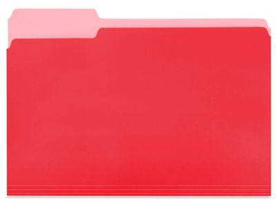 File Folders - Letter, Red S-20839R
