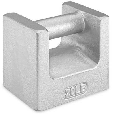 Cast Iron Weight with NIST Traceable Certificate - Class 6, 20 lb S-20878