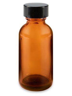 Amber Glass Bottles with Screw Cap - 1 oz | Mountain Rose Herbs