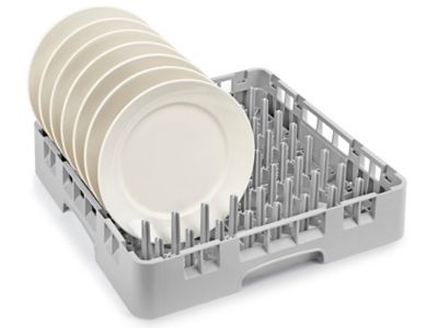 Cambro® Dishwashing Rack - Peg 9 x 9, Gray S-20915 - Uline