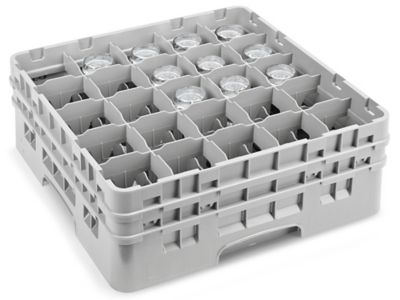 Cambro® Dishwashing Rack - Peg 9 x 9, Gray S-20915 - Uline