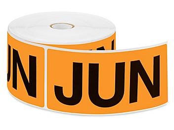 Months of the Year Labels - "JUN", 3 x 6" S-2096