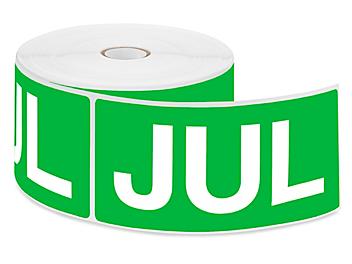 Months of the Year Labels - "JUL", 3 x 6" S-2097