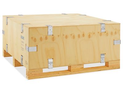 Heavy Duty Wood Crate - 48 x 48 x 24 S-20992 - Uline