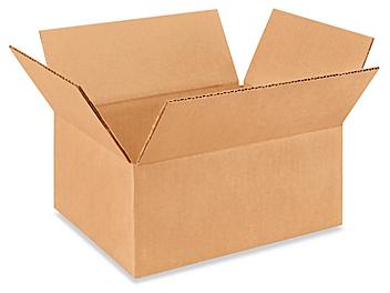 10 x 8 x 4" Lightweight 32 ECT Corrugated Boxes S-21012