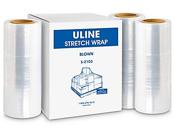 Uline Stretch Wrap - Blown, 70 gauge, 12" x 1,500' S-2103