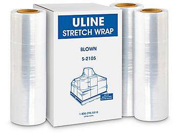 Uline Stretch Wrap - Blown, 70 gauge, 18" x 1,500' S-2105