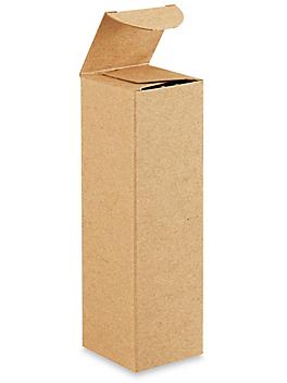 Reverse Tuck Cartons - Kraft, 1 1/2 x 1 1/2 x 5" S-21070