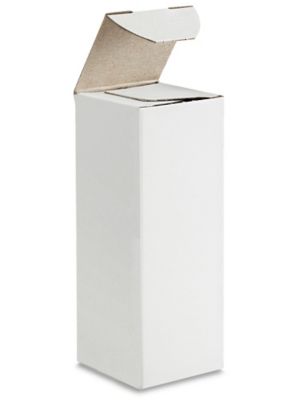 Reverse Tuck Cartons - White, 1 1/2 x 1 1/2 x 4&quot;