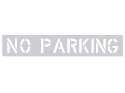 Parking Lot Stencil - "No Parking" S-21111
