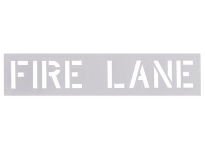 Parking Lot Stencil - "Fire Lane" S-21112