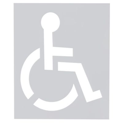 Parking Lot Stencil - Handicap Symbol S-21113